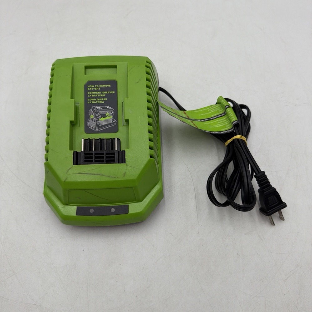 Greenworks 40V OEM Battery Charger Model 29482 G-MAX Lithium-Ion Tested